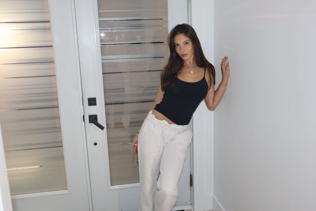 Baggy Sweatpants - Cloudy White